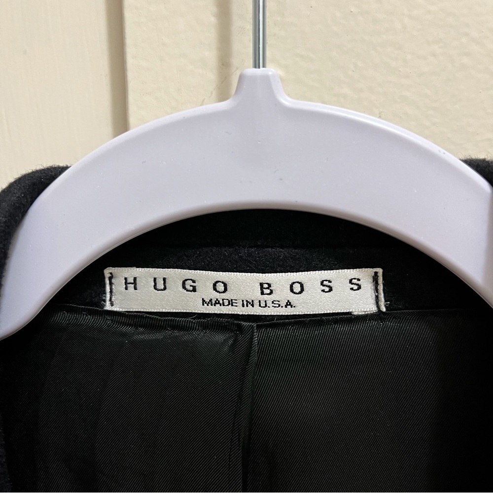 HUGO BOSS Cashmere Blazer Ing LoroPiana APOLLON Black Size 40SH - Picture 4 of 10